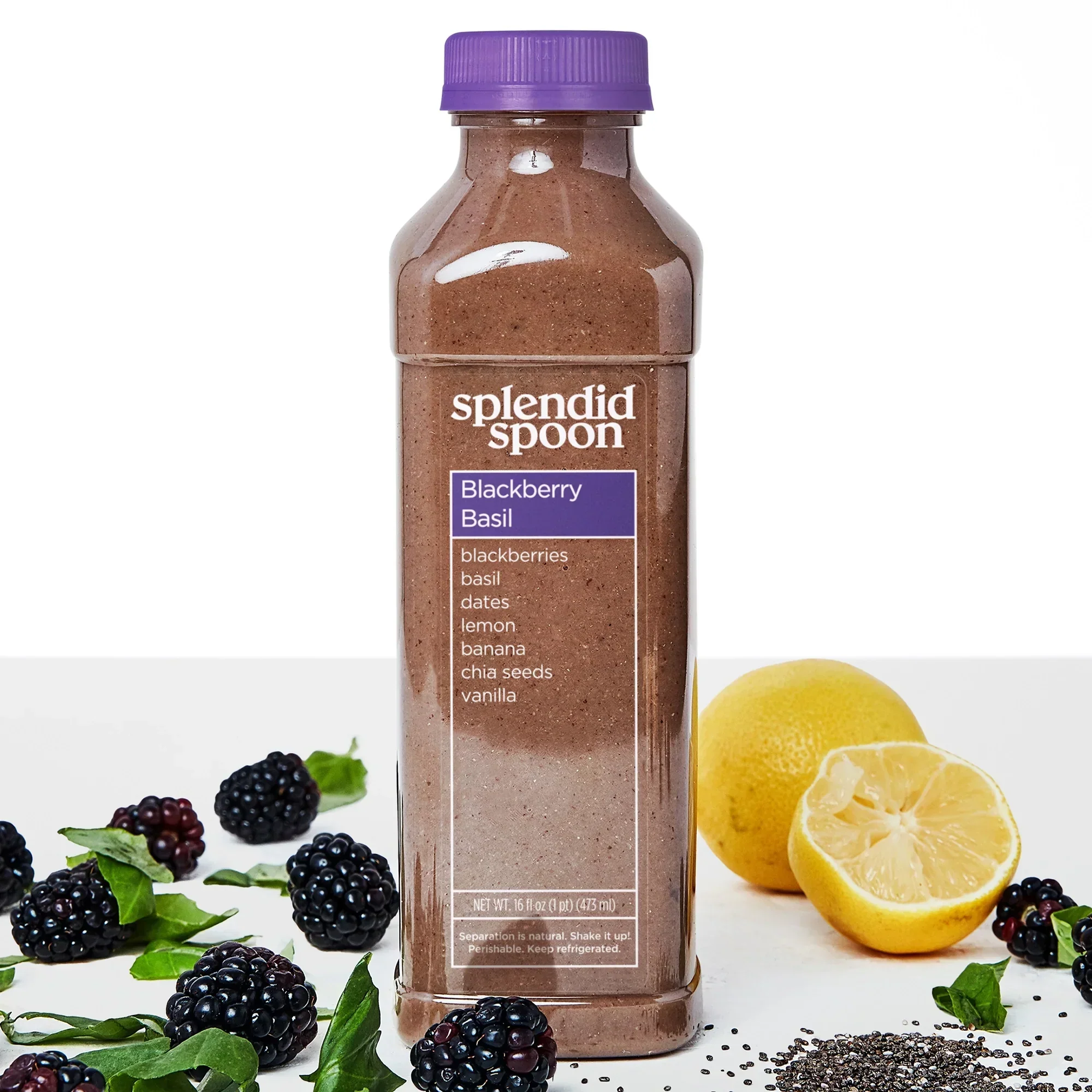 Blackberry Basil Smoothie