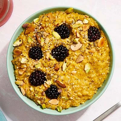 Golden Milk & Blackberry Oats