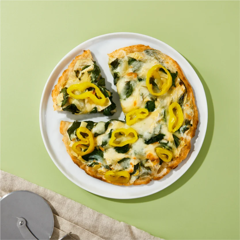 Spinach Artichoke Pizza